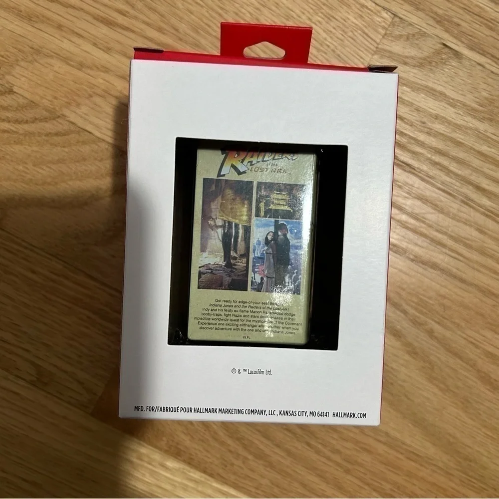Hallmark Indiana Jones VHS Movie Christmas Ornament NEW